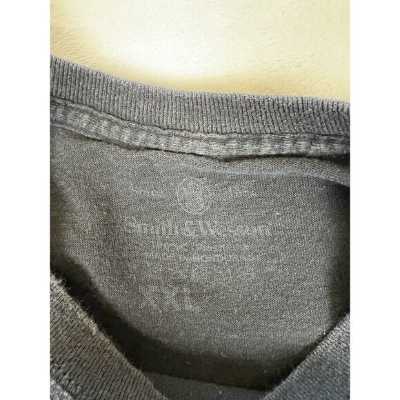 Vintage Smith And Wesson T-Shirt Size 2XL Black Double Sided Graphic Print - Picture 7 of 9